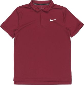Nike Running Training Sports Quick Dry Breathable Short Sleeve Polo Shirt Red Wine red CW6851-638