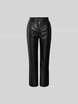 Victoria Beckham Stoffhose in Leder-Optik in Black, Gr&ouml;&szlig;e L/XL