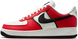 Nike Mens Air Force 1 07 LV8 Shoes in Red | IM5752-600