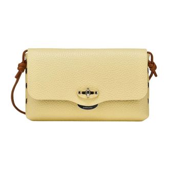 Zanellato Cross Body Bags, female, Yellow, Size: ONE SIZE Lettera Daily Small