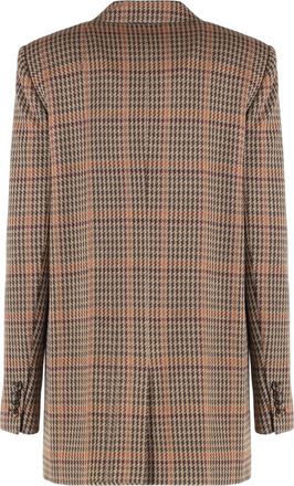 Max Mara Womens Blazer Guelfo Multicolour Virgin Wool Blazers Jacket