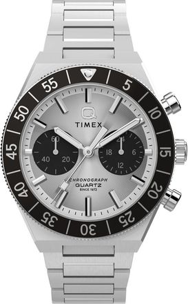 Timex Q Timex Continental Heren Horloge Zilverkleurig TW2Y55800