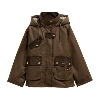 Barbour Willowmere Waxed Jacket - - Jackets - Donna - Marrone - M