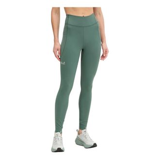 Jack Wolfskin Wildstride Tights - Sport - Mujer - Verde - L