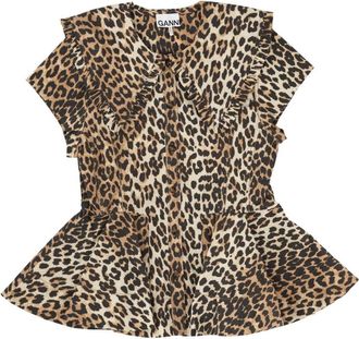 Ganni Sleeveless Shirt With Print