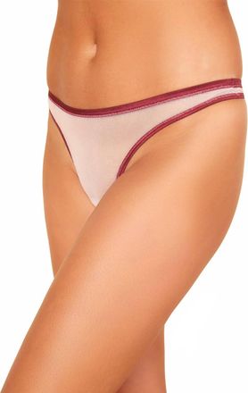 Cosabella Soire Confidence 2-Tone Bottom In Fiore Vino