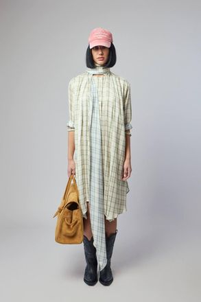 Acne Studios Check Tunic Dress