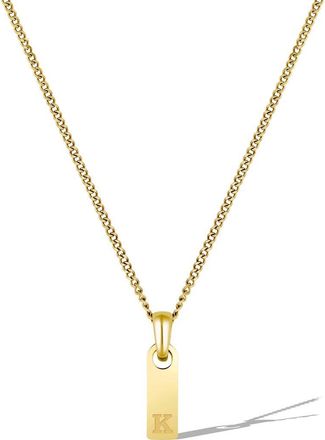 Vincero Mens Initial Pendant Necklace in Gold - K at Nordstrom