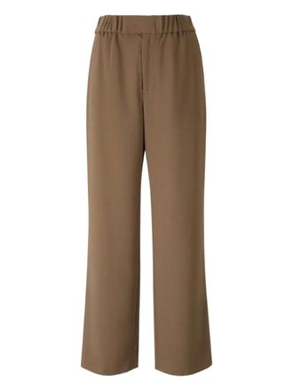 Staud Jerome trousers - women - Polyester/Viscose/Elastane/Polyester/Elastane - M - Brown