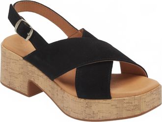 Cordani Womens Malin Wedge Sandal In Black