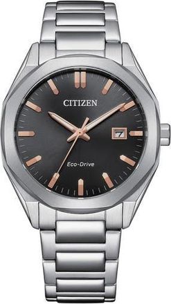 Citizen Eco-Drive Bracelet Watch, 41.5mm in Silver/Black at Nordstrom Rack