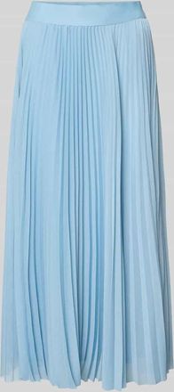Vera Mont Plisseerock mit elastischem Bund in Hellblau, Gr&ouml;&szlig;e 34