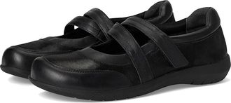 David Tate Gentle Womens Flat Shoes Black : 6.5 WW (EE), Leather