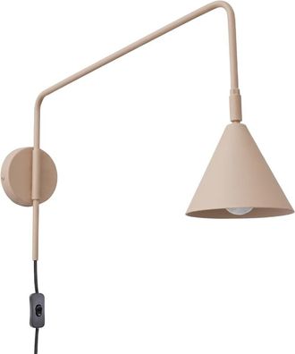 Sollux Lighting Aplique de pared taupe acero alt. 30 cm