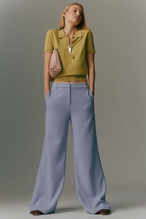 Maeve Flat-Front Trousers Pants