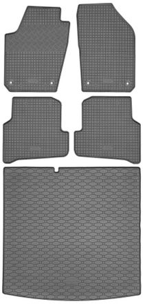 OEM Skoda Fabia Iii Kombi Desde Enero De 2015. Juego De Alfombrillas De Goma Para Coche Y Maletero