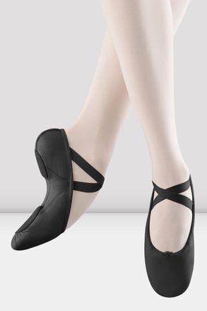Bloch BLOCH Ladies Proflex Leather Ballet Shoes, Black Leather