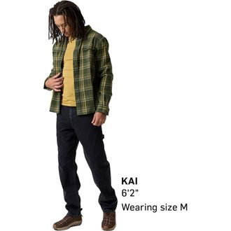 Backcountry Venture Midweight Flannel Shirt - Mens in Climbing Ivy Drifter Plaid at Nordstrom, Size X-Large