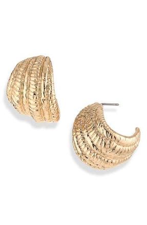 Nordstrom Rack Textured Post Earrings in Gold at Nordstrom Rack
