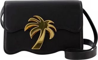 Palm Angels Stijlvolle Schoudertas - Dames - Schoudertassen - Zwart - ONE Size - Tassen