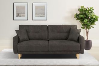 HOME AFFAIRE 2-Sitzer »TRIPLO mit Wellenunterfederung, Masse B/T/H: 165/100/89 cm« Sofa mit Steppung im Rückenbereich, incl. Rückenkissen und Zierkissen