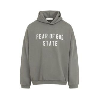 Fear of God Hooded Sweatshirt With Relaxed Fit And Statement Text