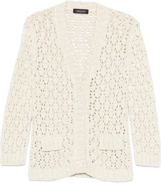 Fabiana Filippi Openwork Patch-pocket Cardigan