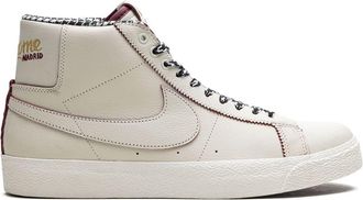 Nike x Welcome Skateboarding Zoom Blazer Mid QS SB sneakers - men - Rubber/Fabric/Leather - 11 - White