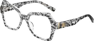 Dolce & Gabbana Optical Frame - Dames - Brillen - Veelkleurig - 54 MM - Accessoires