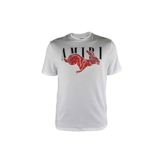 Amiri Hombre, Camisetas, Blanco, Talla: S