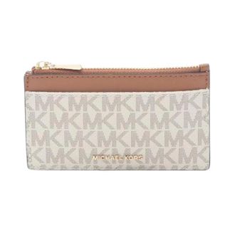 Michael Kors Pre-owned Wallets, female, White, Size: ONE SIZE Pre-owned JET SET Leather PVC Coin Case