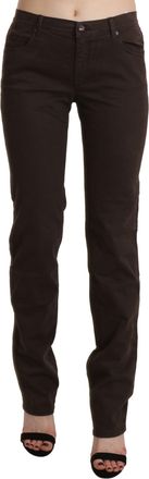 Ermanno Scervino Mid Waist Skinny Slim Trouser Cotton Womens Jeans