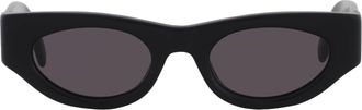 Palm Angels Griffith Grey Oval Unisex Sunglasses PERI088 1007 48
