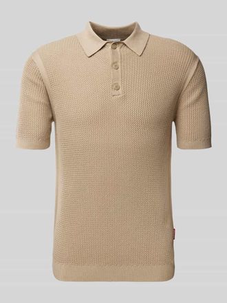 Joop JOOP! Jeans Slim Fit Poloshirt mit Polokragen in Beige, Gr&ouml;&szlig;e XL