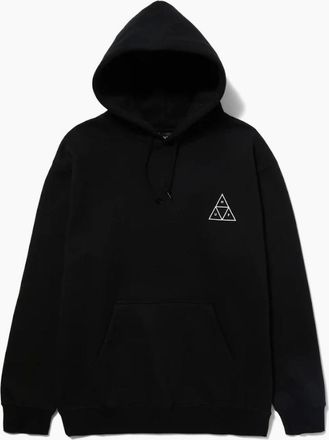 HUF Mens HUF SET Triple Triangle Pullover Hoodie - Black - Size: 38