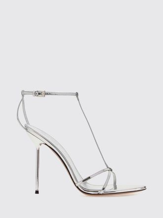 PARIS TEXAS Lidia Laminated Leather High Stiletto Heel Sandals