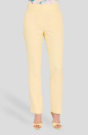 Tahari by ASL Bell Bottom Pants in Buttercup at Nordstrom, Size 10 P