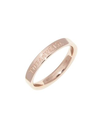 Tiffany & Co. Tiffany & Co 18K Rose Gold Tiffany & Co Flat Band Ring (Authentic Pre-Loved)