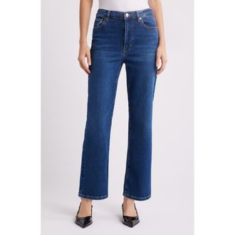 Frame Denim Le Sleek High Waist Ankle Straight Leg Jeans in Femma at Nordstrom Rack, Size 24