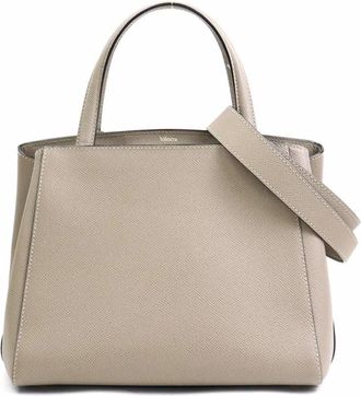 Valextra Leather Handbag Shoulder Bag (Pre-Owned)