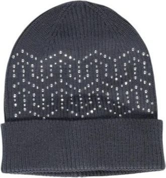 Pieces Grijze Polyester Herfst/Winter Dameshoed - Dames - Hoeden - Grijs - ONE Size - Polyester - Accessoires