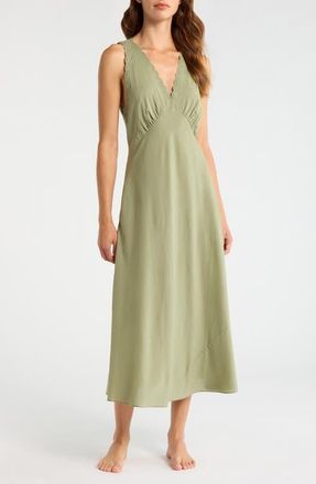 Reformation Lila Sleeveless Sleep Dress in Artichoke at Nordstrom, Size X-Small