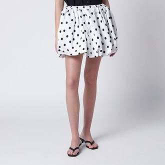 Patou Polka-dot bloomer mini skirt
