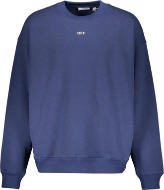 Off-white Sweatshirts - Heren - Sweatshirts - Blauw - M - Hoodies & sweatvesten
