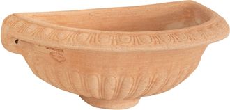 Biscottini International Biscottini - Lavabo Fuente De Jard&iacute;n De Terracota Fuente De Pared Para Exterior Fuente De Pared Made In Italy Cuenca Decoraci&oacute;n De Pared