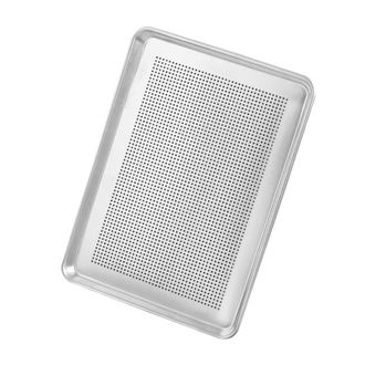 Gabrielle Bandeja De Aluminio Microperforada Para Horno 45x33 Cm Cocci&oacute;n Uniforme Y Crujiente Ideal Para Pasteles Y Pizzas Bandeja De Horno Antiadherente