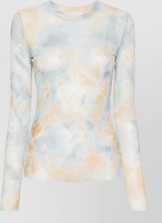 Erika Cavallini Semi Couture printed long-sleeve t-shirt