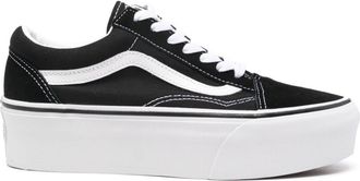Vans Old Skool Stackform sneakers - men - Fabric/Calf Leather/Rubber/Fabric - 7.5 - Black