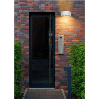 Trade Shop Trade Shop - Aplique Led Exterior 16 Vatios Corona Ip65 Arriba Y Abajo Luz Blanca Es64