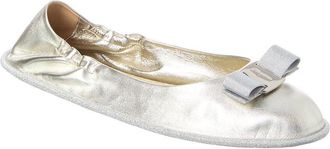Ferragamo Ferragamo Nomadic Leather Ballet Flat